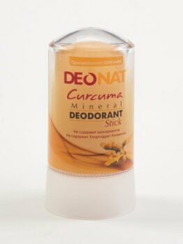 Минеральный дезодорант «DeoNat» с экстрактом куркумы_60 гр.