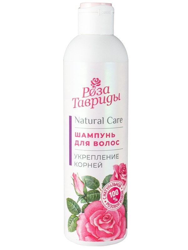 Шампунь для волос с натуральной розовой водой «Роза Тавриды» - Укрепление корней